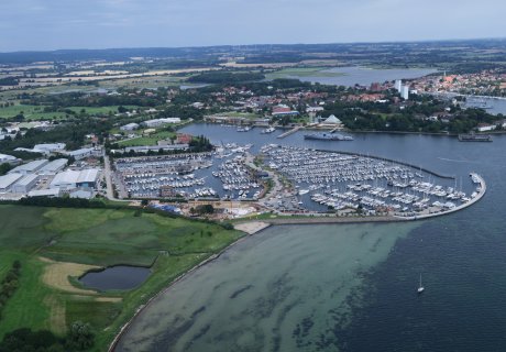 Luftaufnahme Neustadt in Holstein &copy; www.luebecker-bucht-ostsee.de